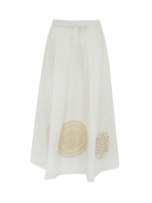 Gonna a pieghe Orme in cotone WEEKEND MAX MARA | 2515101092600013